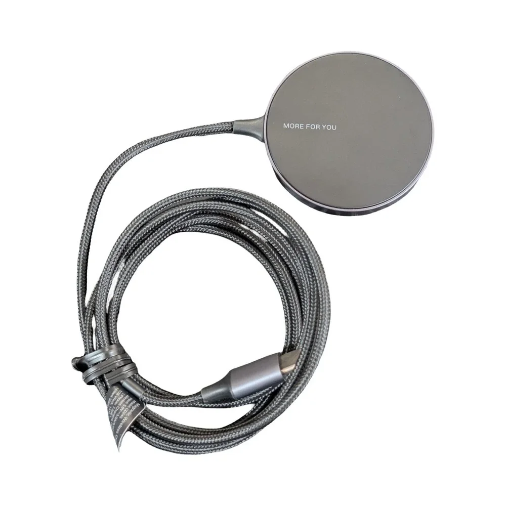Nn5O UGREEN - Magnetic Wireless Charger for iPhone 17 - 12 / Airpods Magsafe Gry